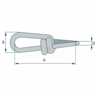 Chaine à noeuds 2.2x31 mm Inox