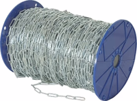 Chaine bobine 30m d.6mm zinguee maille longue
