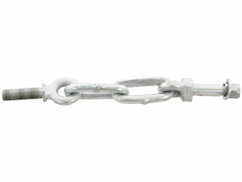 Chaîne complète - Nombre de raccords: 4 - Ø trou20x76mm - adaptable sur tracteurs Ford - ref D3NNA946A