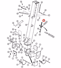 Chaîne d'élévateur à grain Case IH 87342394 adaptable
