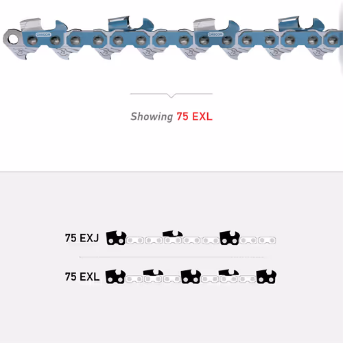 Chaîne de tronçonneuse PowerCut™, 18" 75EXL