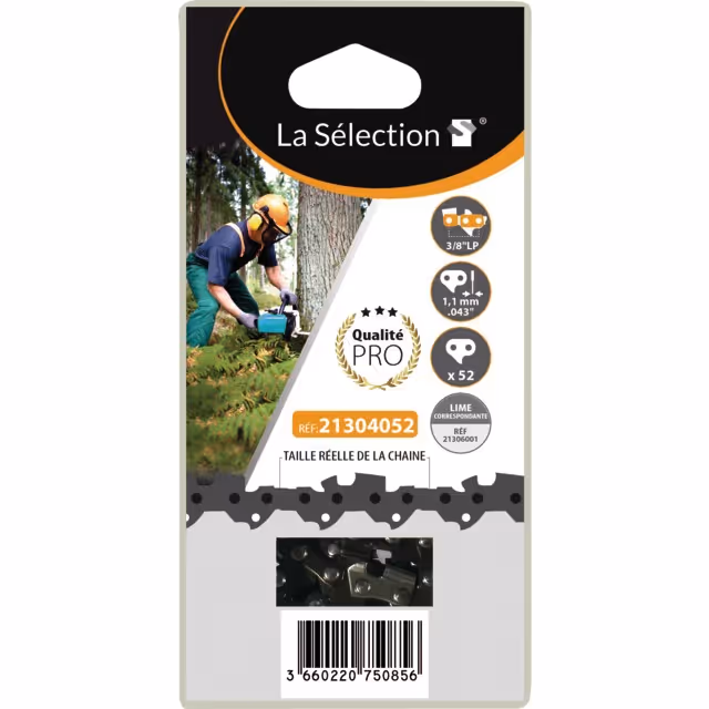 Chaine tronconneuse 3/8" .058" 64 entraineurs