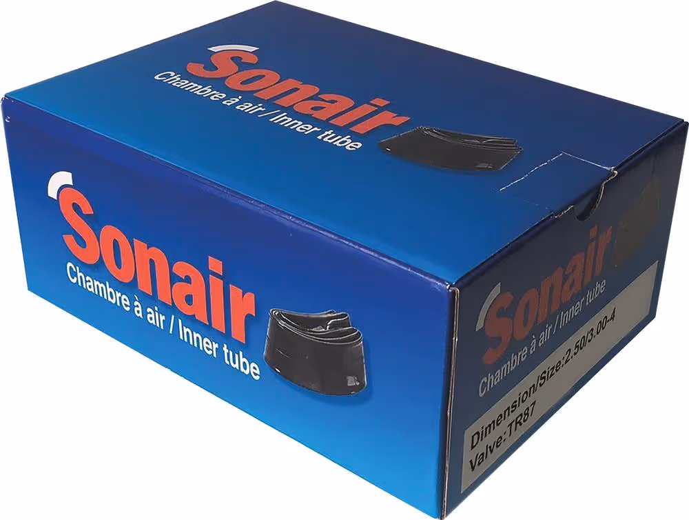 CHAMBRE A AIR 2.50/3.00X4 VALVE COUDEE METALLIQUE TR87