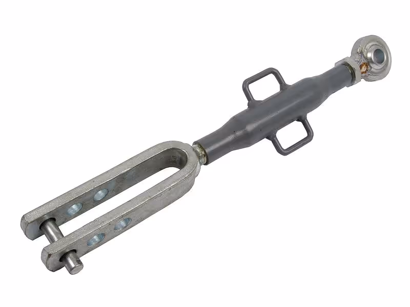 Chandelle de relevage - Rotule Ø 16mm- Fourche Trou Ø 14mm - Min. Longueur:331mm - M20 x 2.50 côtes métriques - ref 159-90