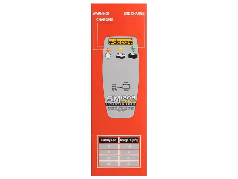 Chargeur de batterie - 12VV, 1.2 - 35Ah (européenne Prise électrique)
