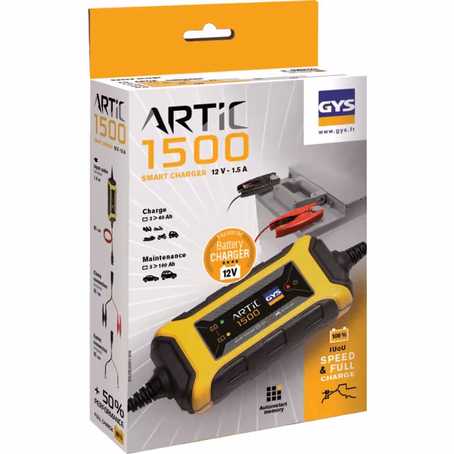 Chargeur de batterie artic 1500