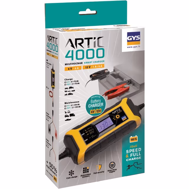 Chargeur de batterie artic 4000