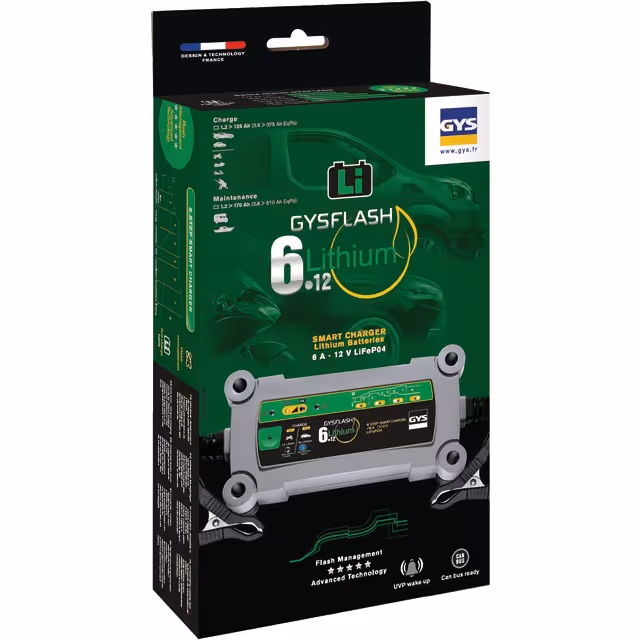 Chargeur de batterie flash lithium 6.12