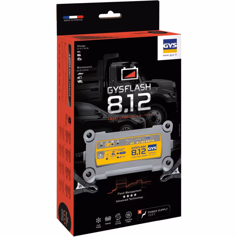 Chargeur de batterie ""GYSFLASH 8.12""