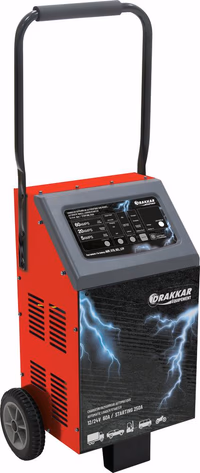 CHARGEUR/DEMARREUR AUTOMATIQUE SUR ROUES 12/24V  60A /  STARTING 250A