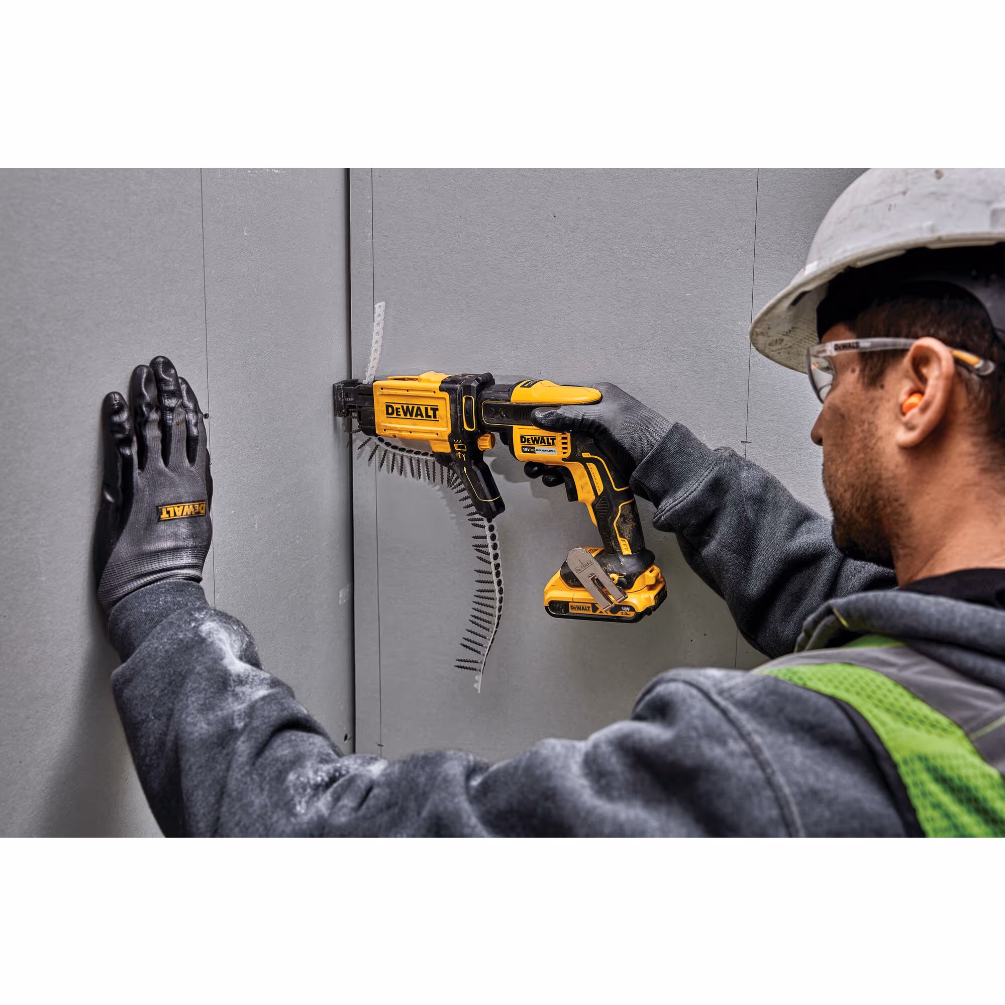 Chargeur vis en bande pour visseuse à plaques de plâtre XR 18V 
