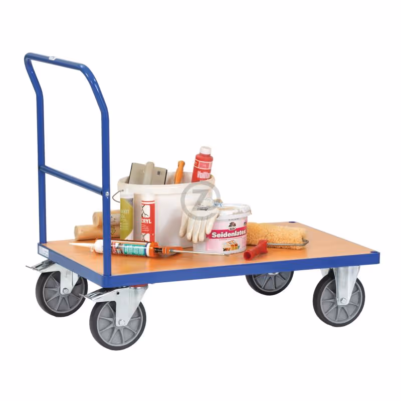 Chariot à barre de poussée
