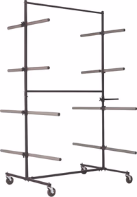 CHARIOT DE SUPPORT PIECES CARROSSERIE SUR ROULETTES