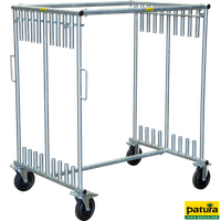 Chariot de transport pour parois latérales du box à veaux