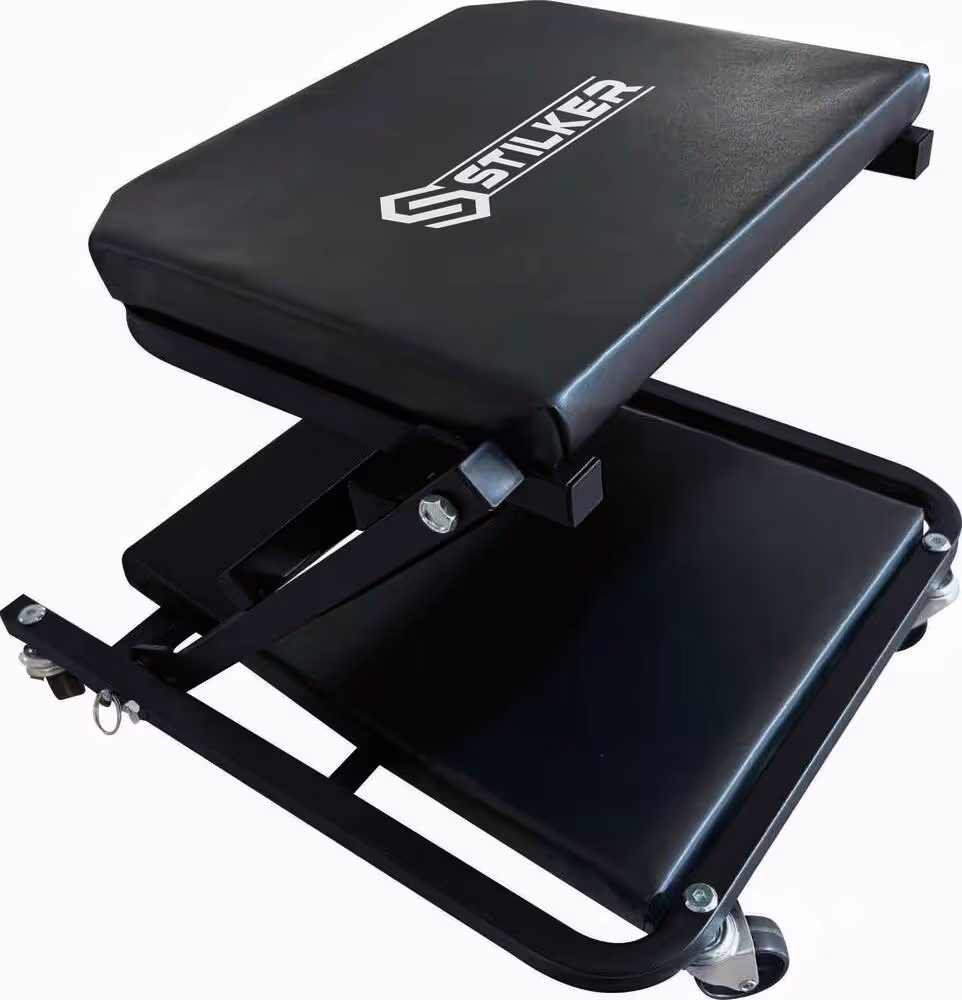 CHARIOT DE VISITE ROUES AVEC APPUI TETE REPLIABLE EN TABOURET