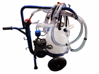 Chariot glv chevre 1pp30l bleu 200l huile