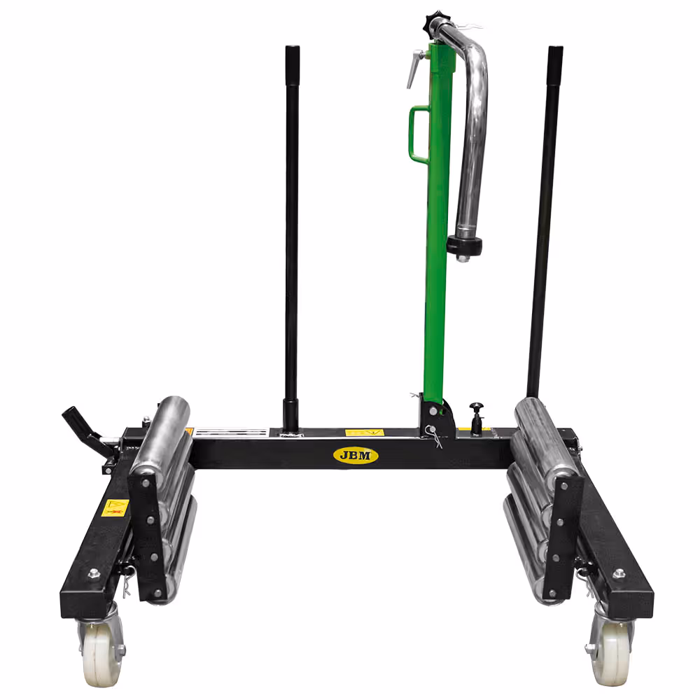 Chariot porte roue hydraulique 1.5t. special roue tracteurs