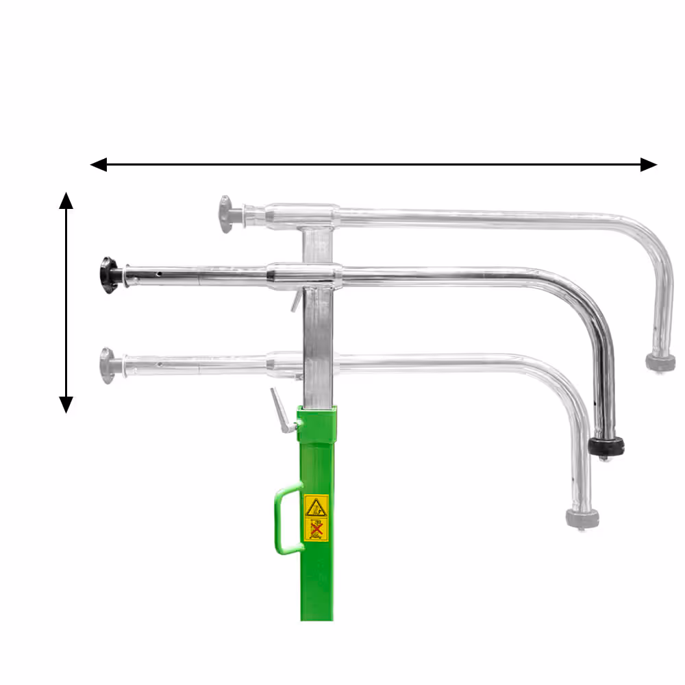 Chariot porte roue hydraulique 1.5t. special roue tracteurs