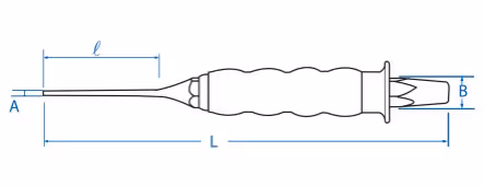 Chasse goupille long 10 x 350mm