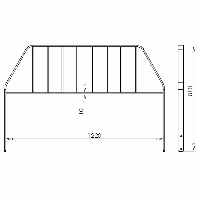 Chassis pour tablier leve palette