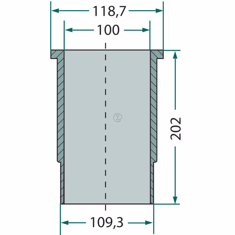 Chemise  Ø 100 mm