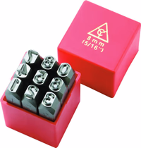 Chiffre a frapper 6mm (1/4")