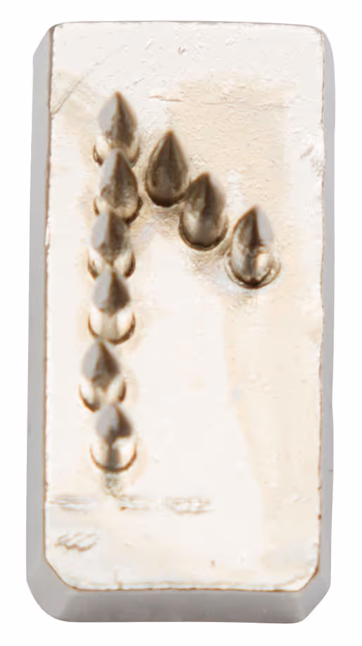 Chiffre seul pointe ronde 10mm