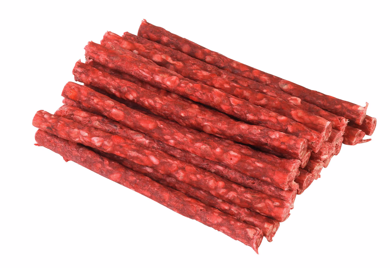Cigarillos à mâcher rouges boeuf, 12,5cm, Ø9cm, sachet de 25pcs