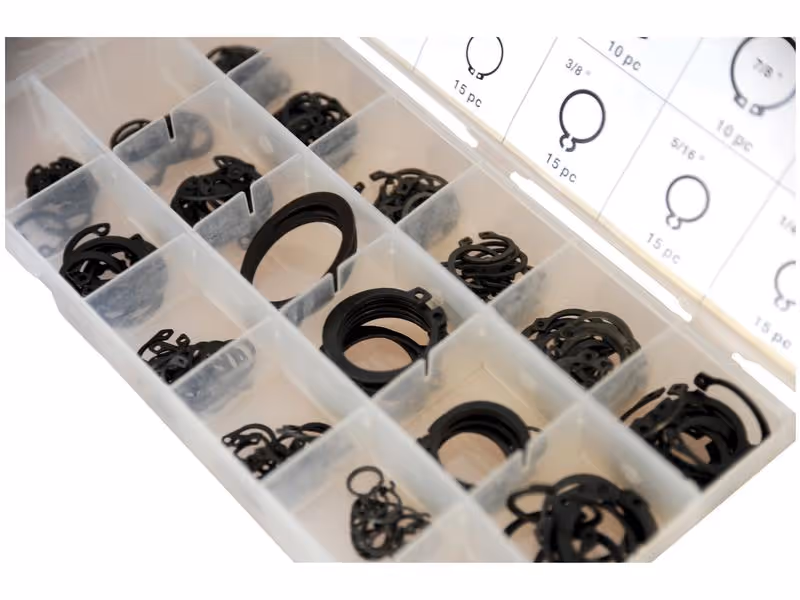 circlips intérieurs et extérieurs 225 pièces Coffret