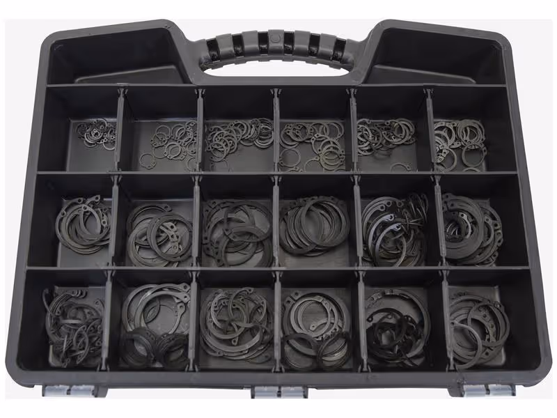 circlips intérieurs et extérieurs 330 pièces Coffret Compak de