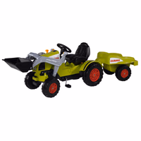 Claas Celtis Tracteur  avec chargeur frontal et remorque