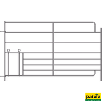 Claie Steckfix XL avec passage agneau, 8 tubes, largeur= 1,83 m