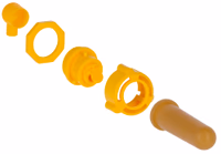 Clapet hygiénique avec tétine tétine en latex 1454