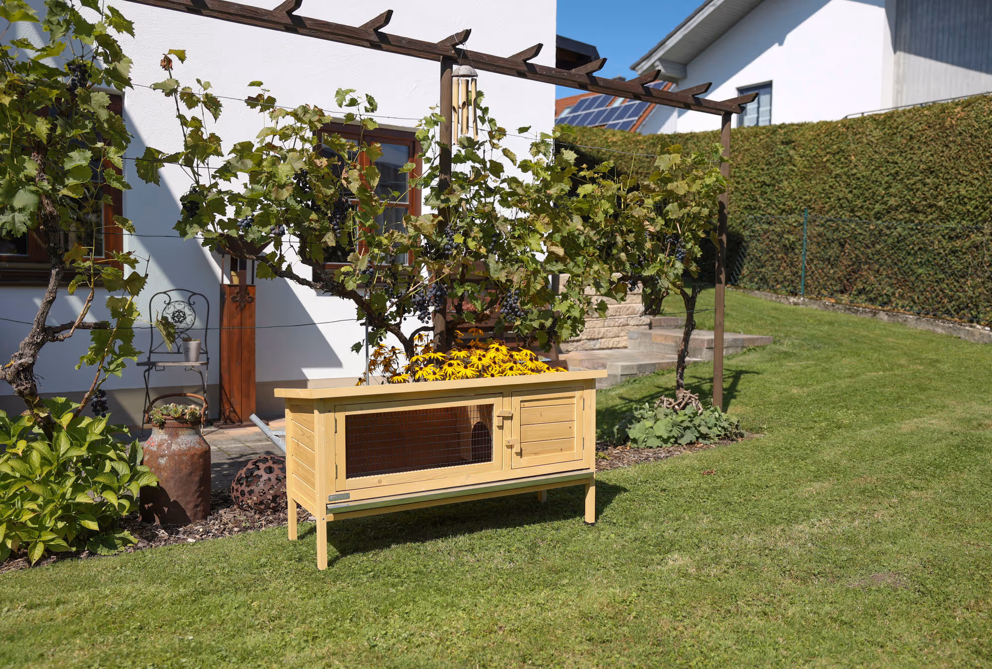 Clapier pour rongeur Alfred, 116X45X62cm