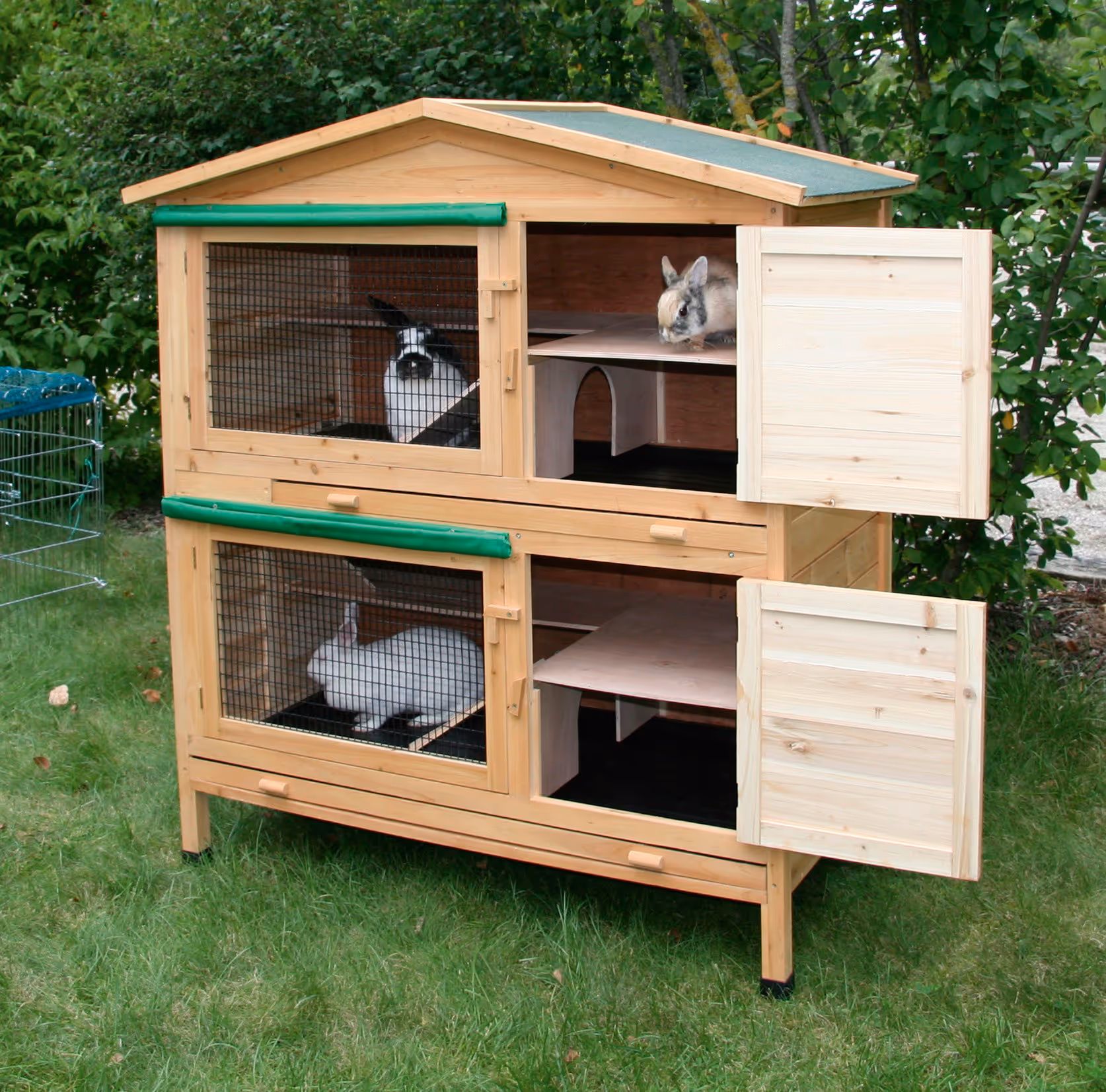 Clapier pour rongeur Appartement, 118X61X130cm