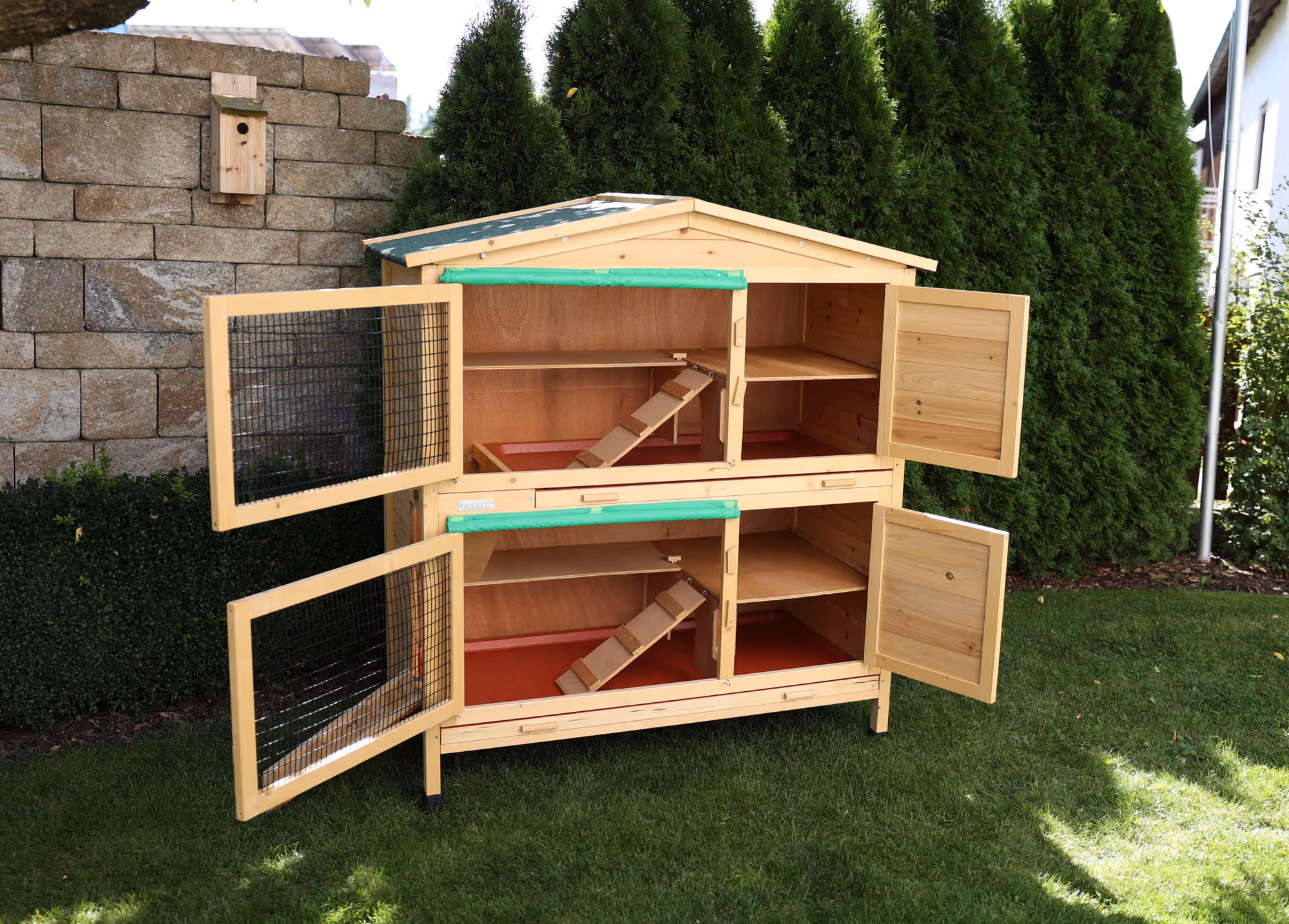 Clapier pour rongeur Appartement, 118X61X130cm