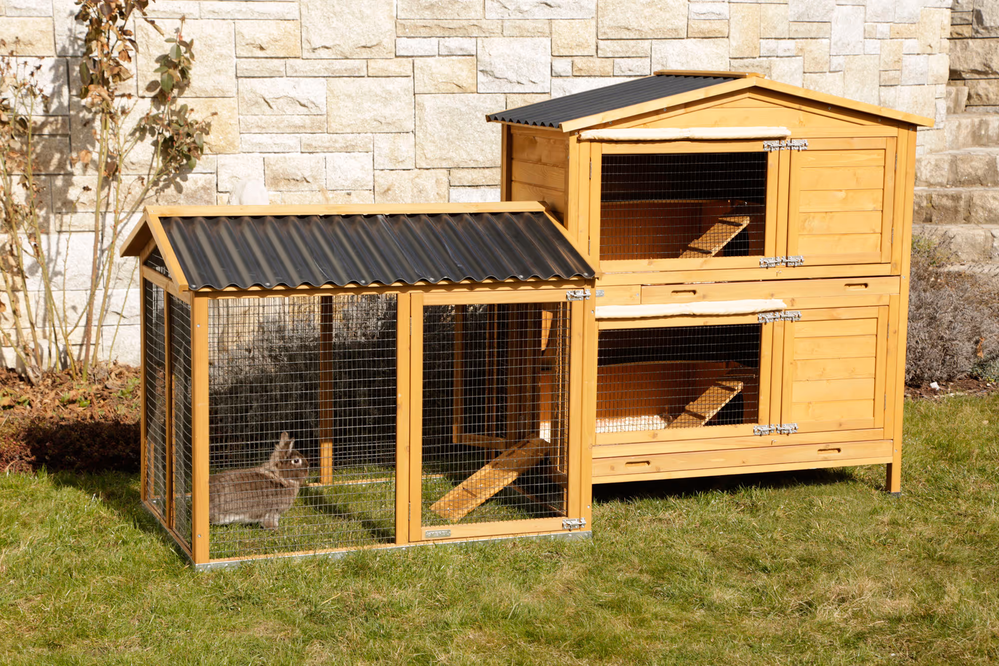 Clapier pour rongeur Appartement Pro, 118X61X130cm