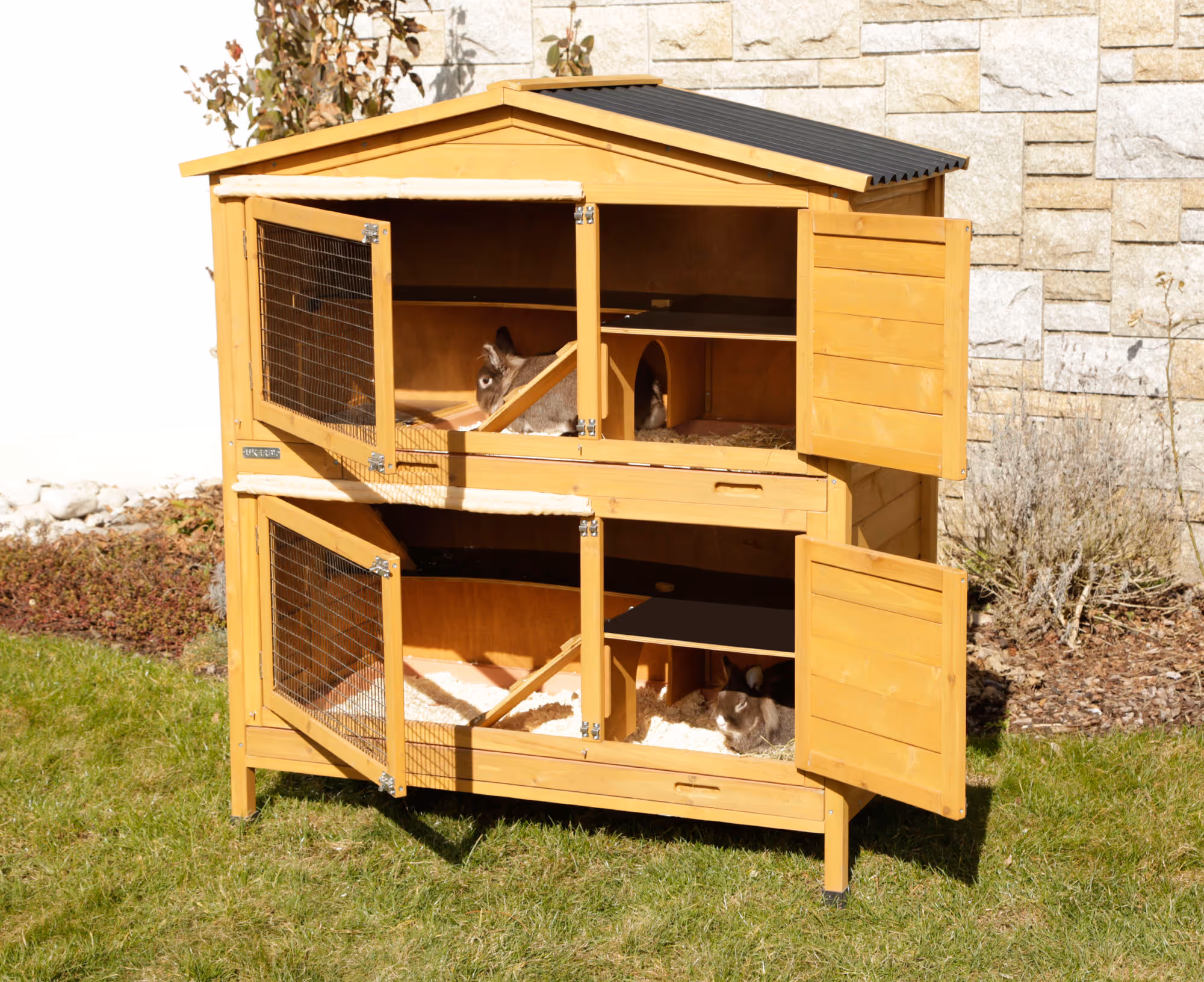 Clapier pour rongeur Appartement Pro, 118X61X130cm