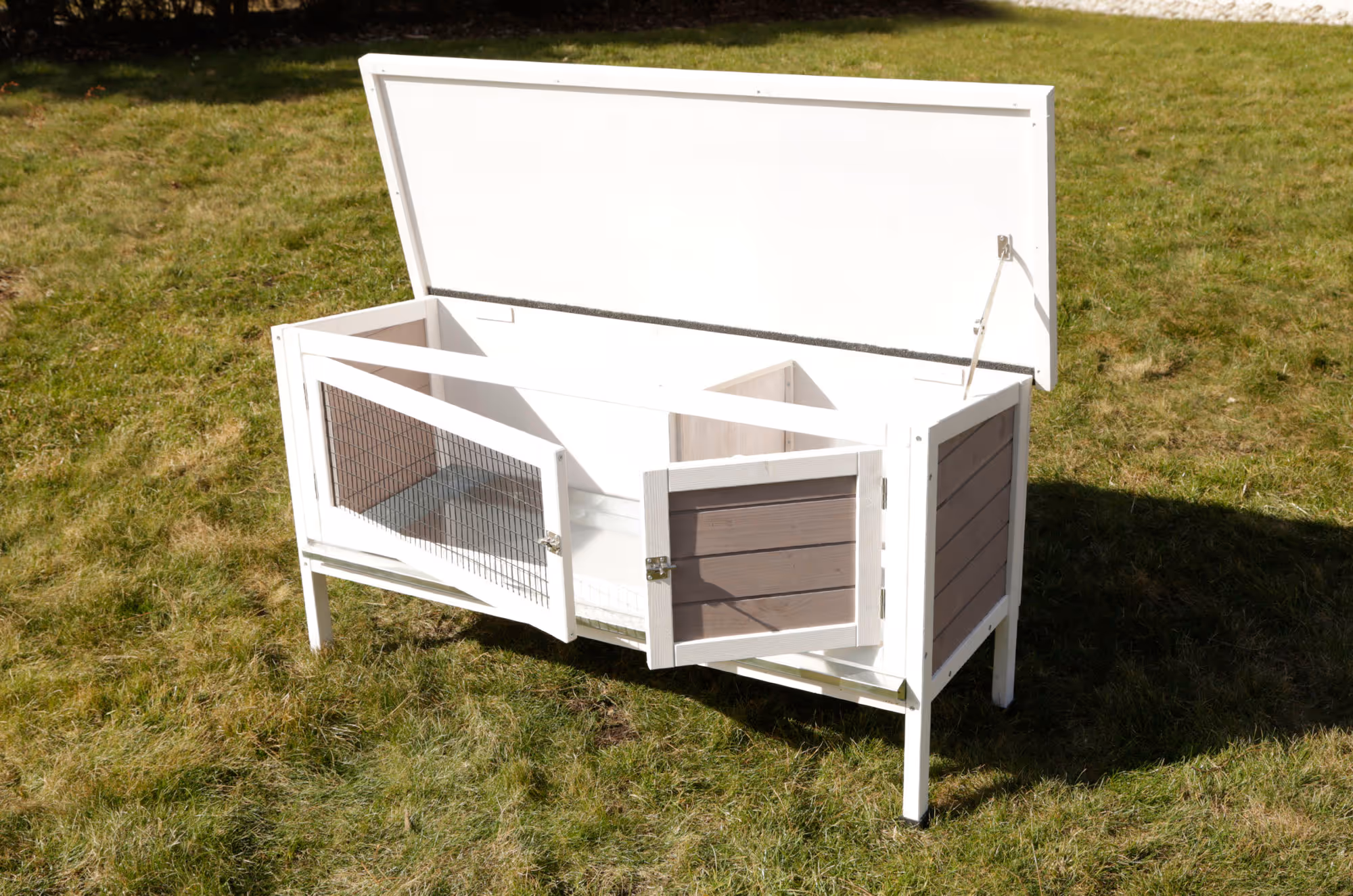 Clapier pour rongeur Freddy, 116X45X62cm
