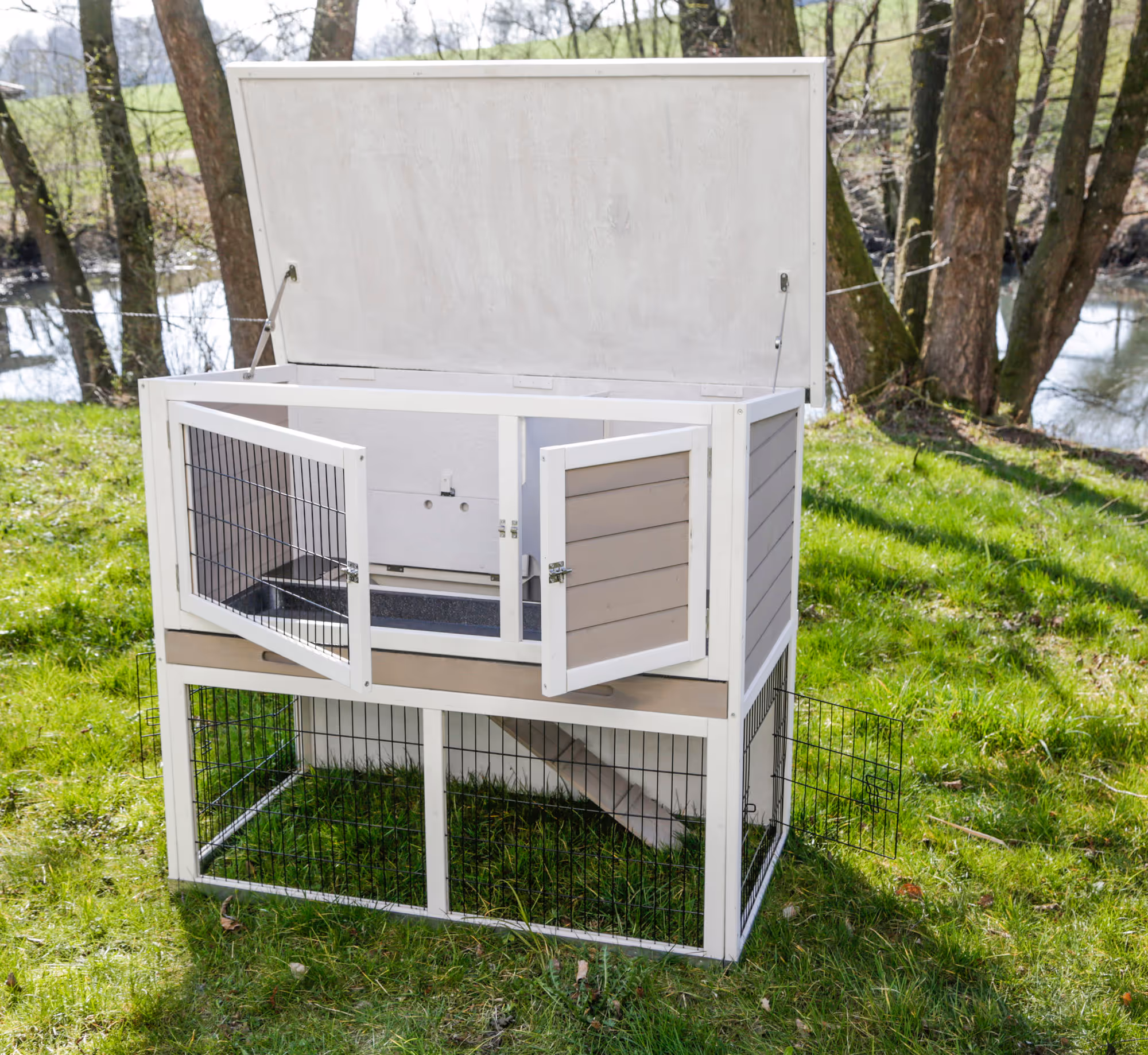 Clapier pour rongeur Lucky 115X65X100cm