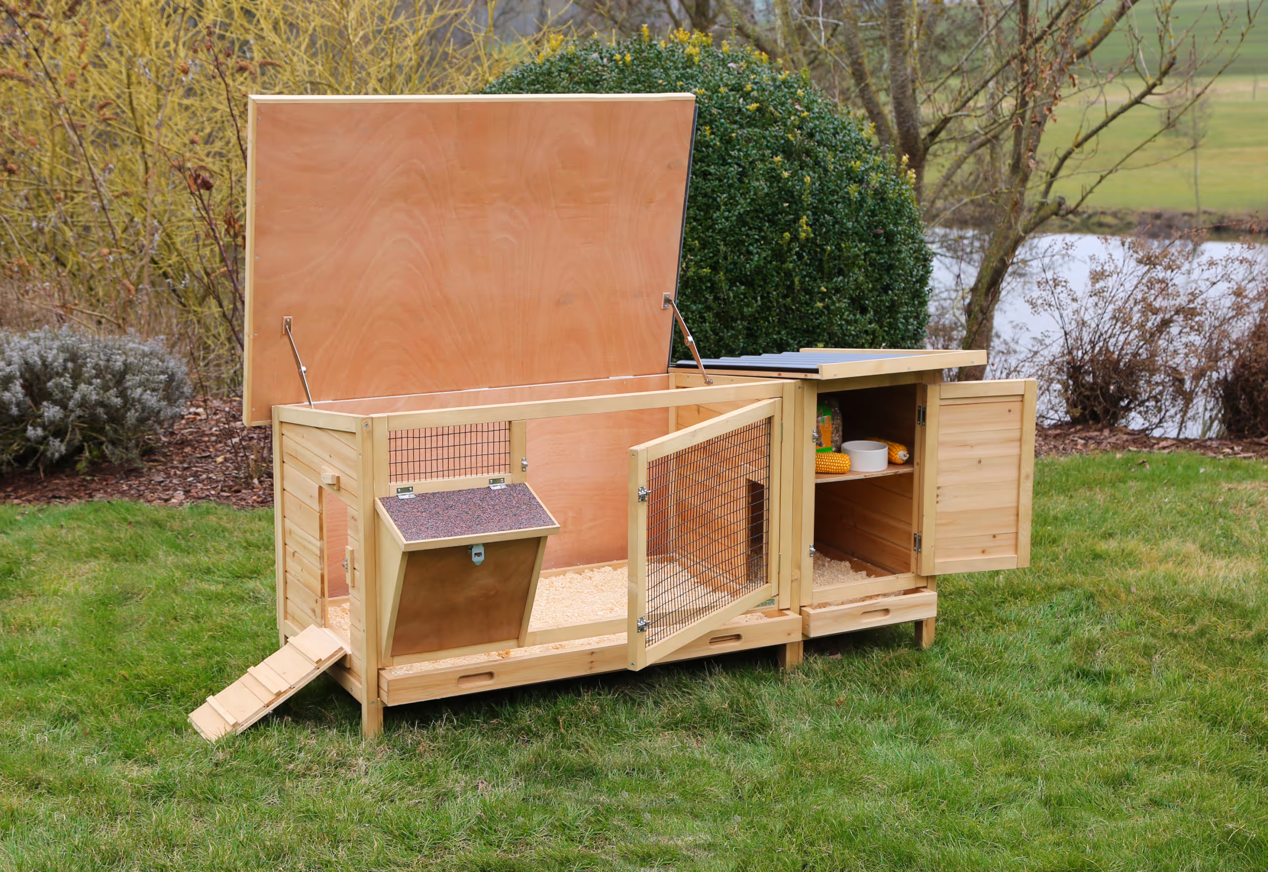 Clapier pour rongeur XXL Vario, 155X76X80cm