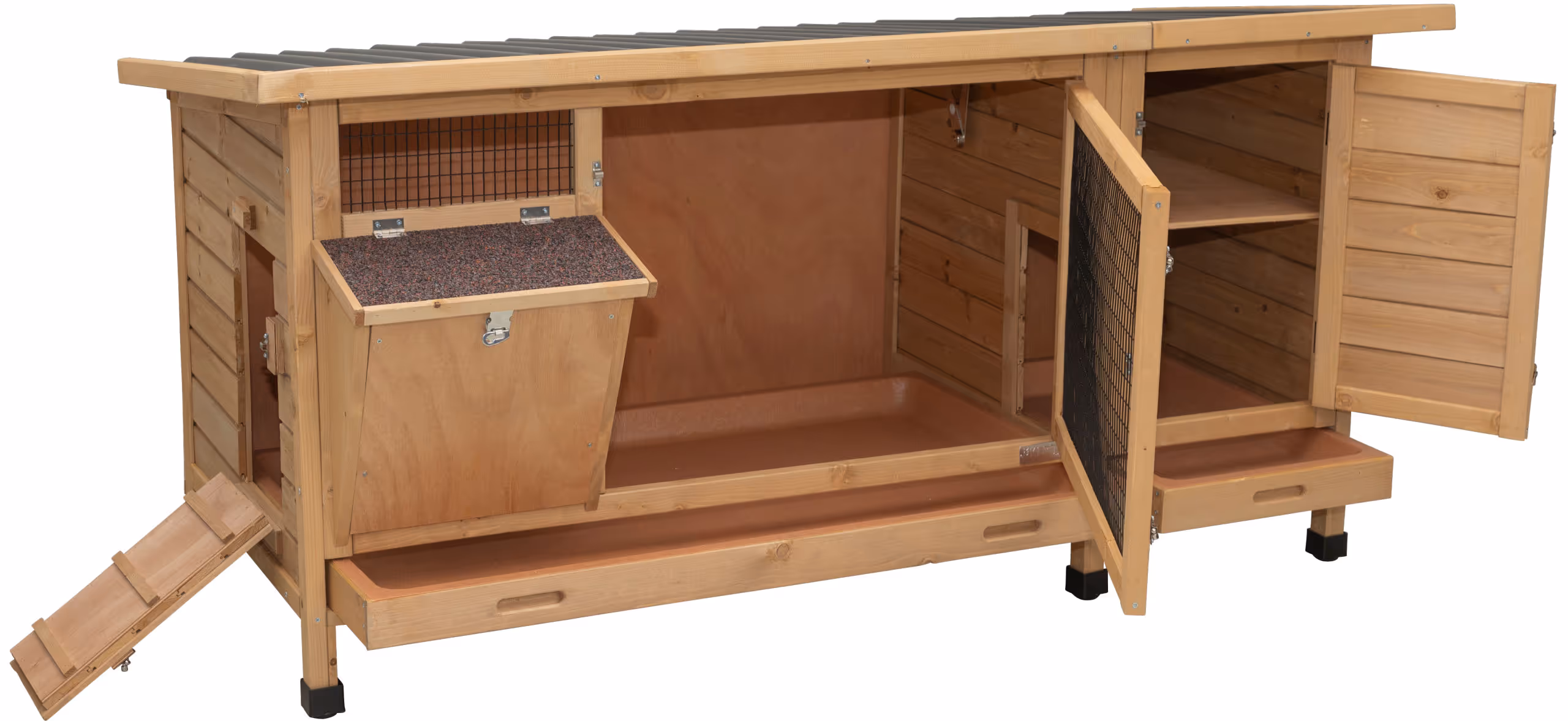 Clapier pour rongeur XXL Vario, 155X76X80cm
