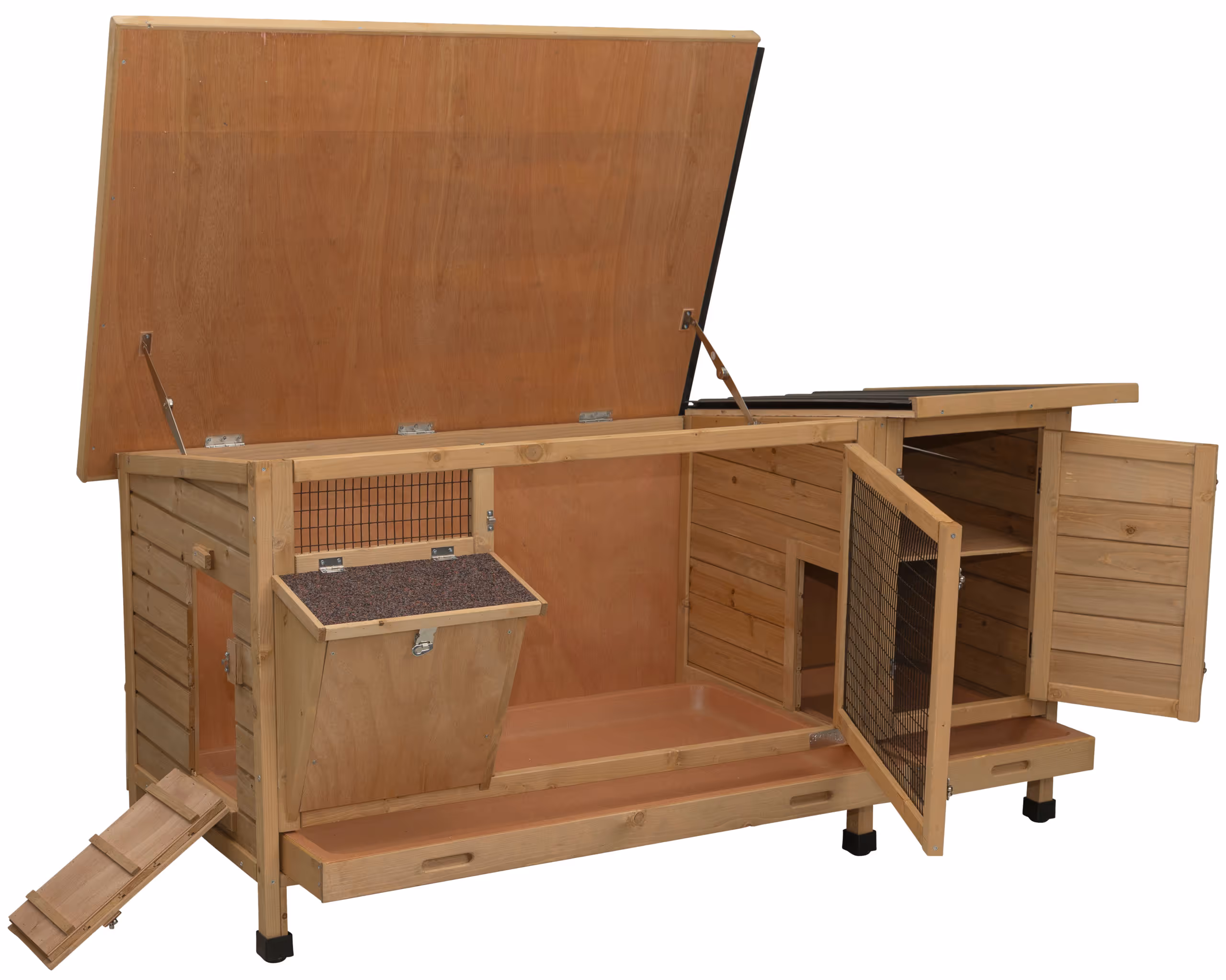 Clapier pour rongeur XXL Vario, 155X76X80cm