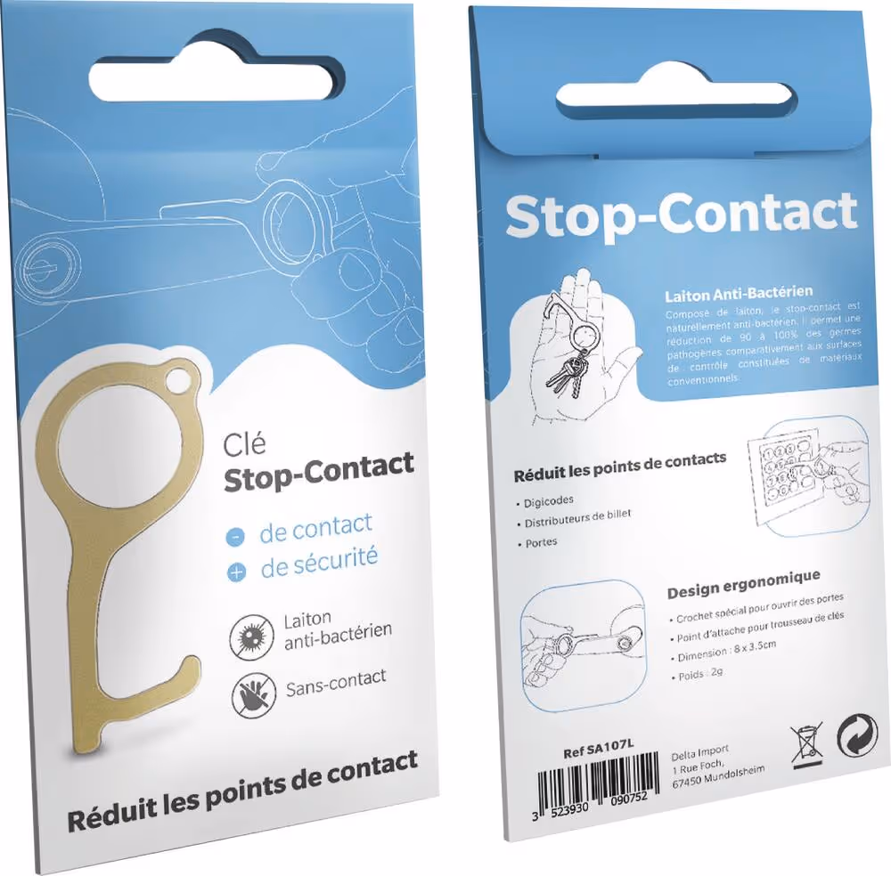 CLE 100% LAITON "STOP CONTACT"