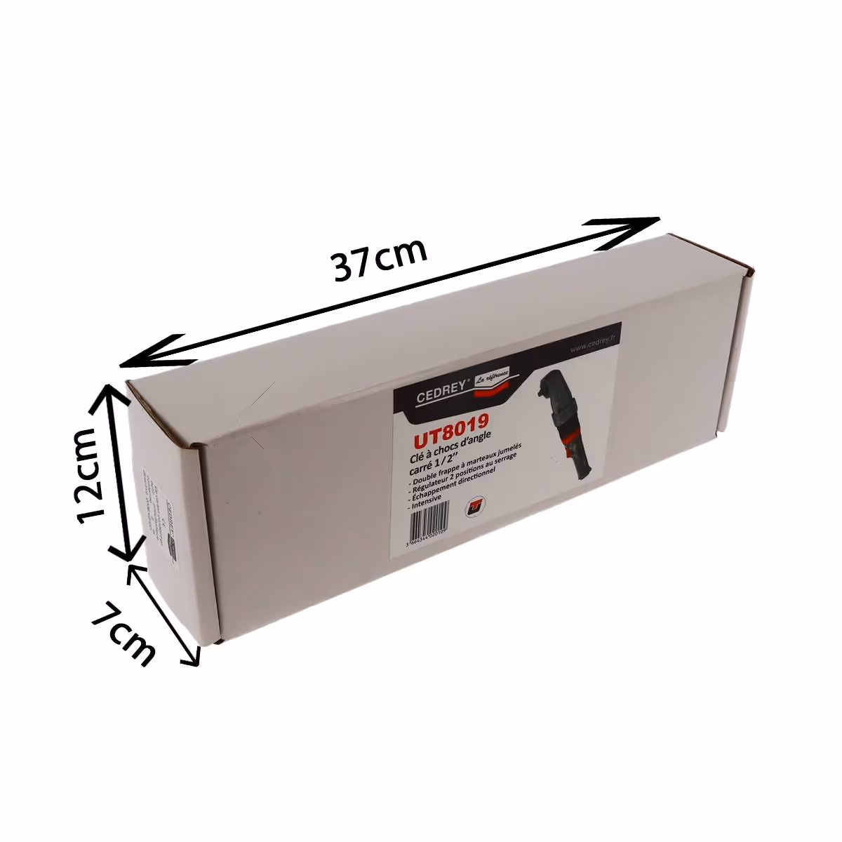 Cle a chocs 1/2'' a renvoi d'angle super pro