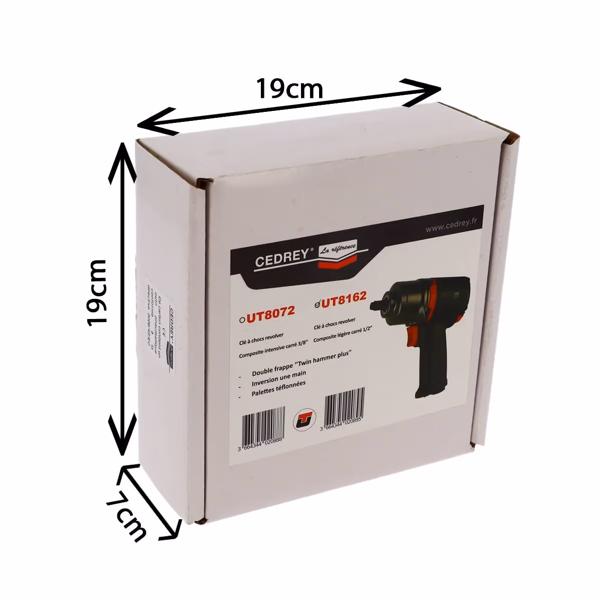 Cle a chocs revolver 1/2'' composite legere twin hammer