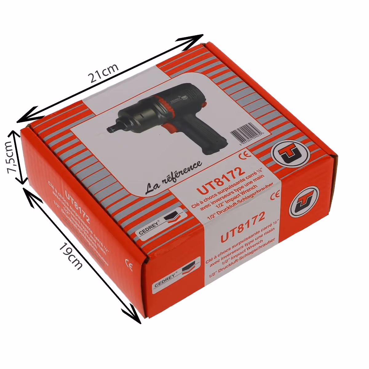 Cle a chocs revolver 1/2'' composite twin hammer