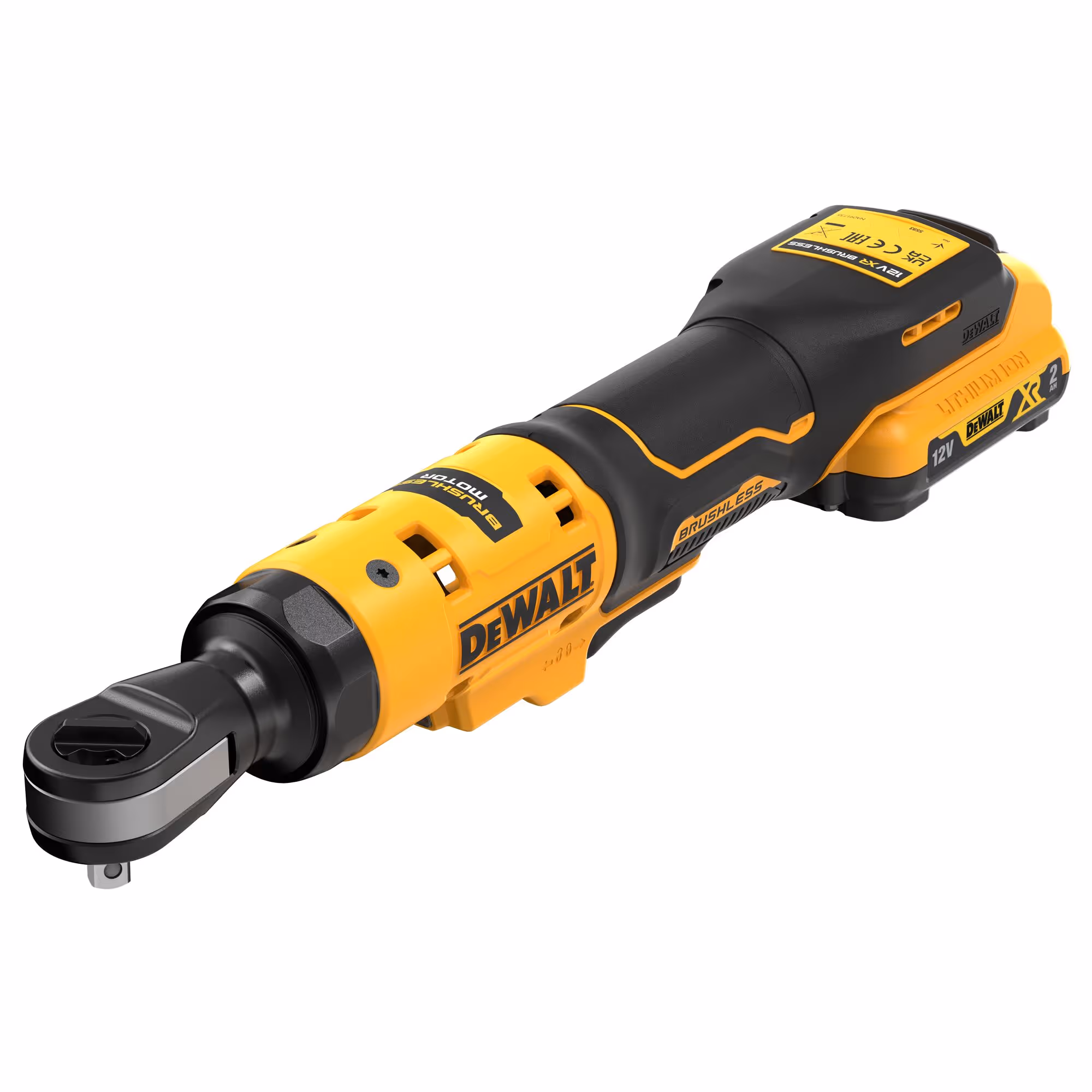 Clé à cliquet 1/4" XR 12V 2Ah Li-Ion Brushless