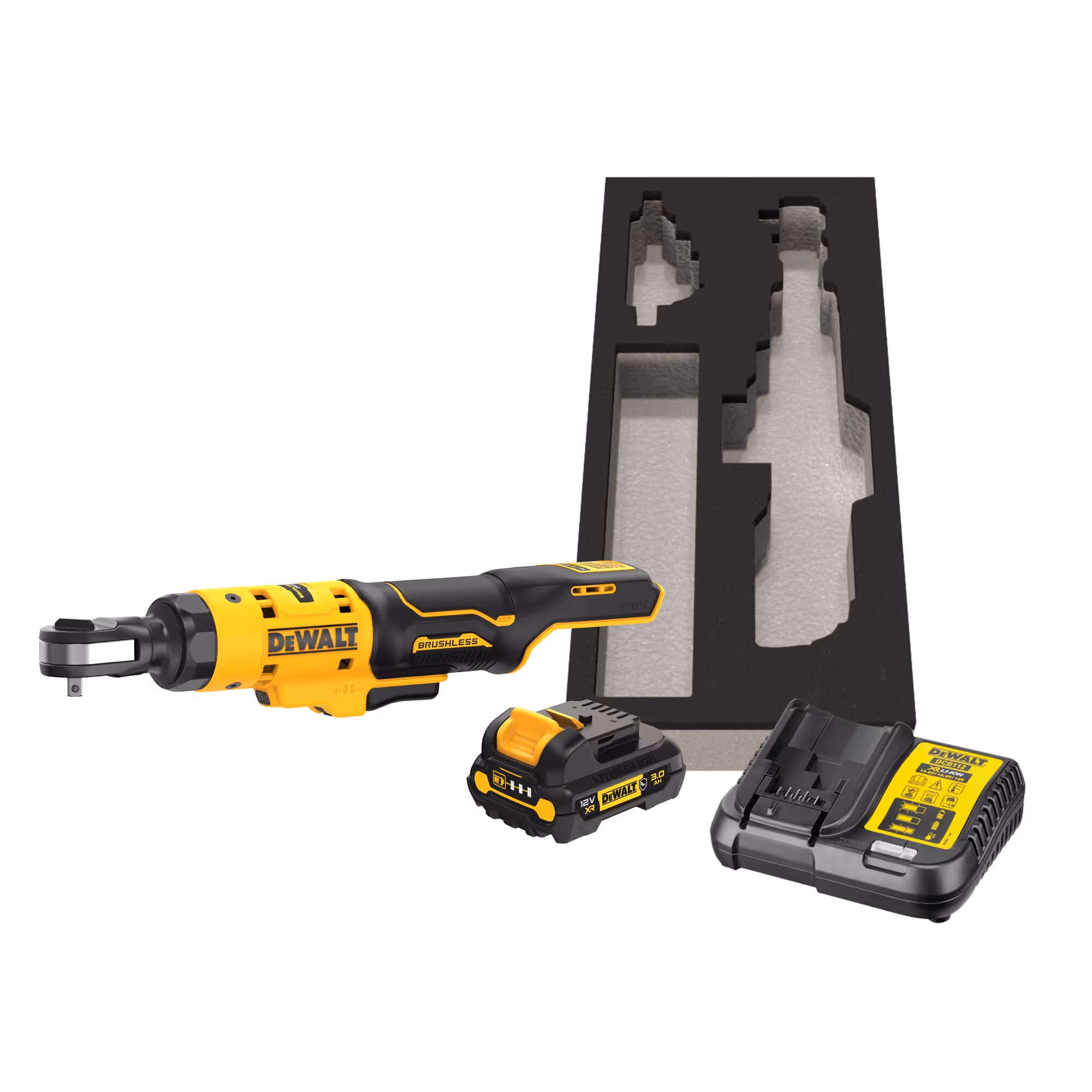 Clé à cliquet 1/4" XR 12V 3Ah Li-Ion Brushless - Pack "GFN"