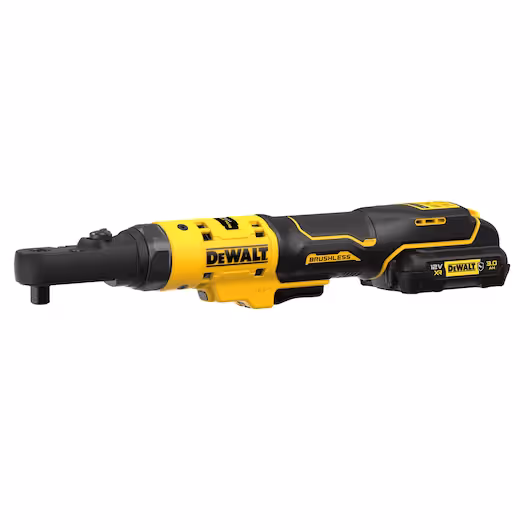 Clé à Cliquet XR 12V 3Ah Li-Ion Brushless - Têtes Interchangeables 1/4", 3/8" et Porte-embout Hexagonal 1/4" - Pack "GFN